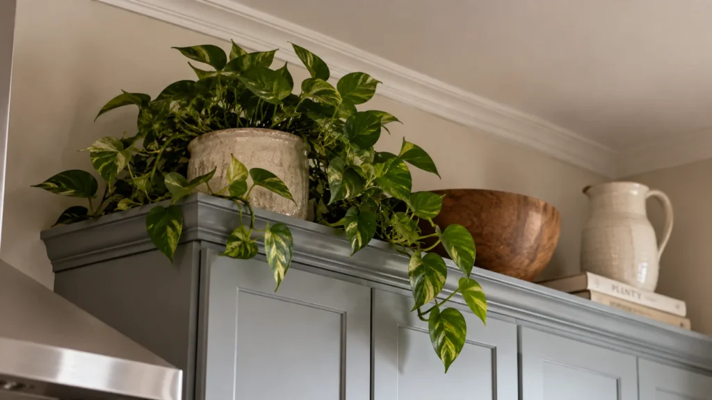 Decorating Ideas for Above the Kitchen Cabinets