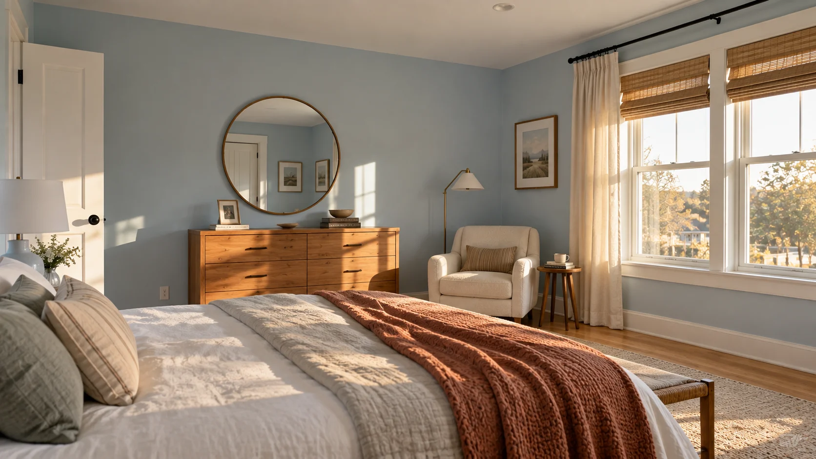 Pale Blue Paint Colors for Bedroom