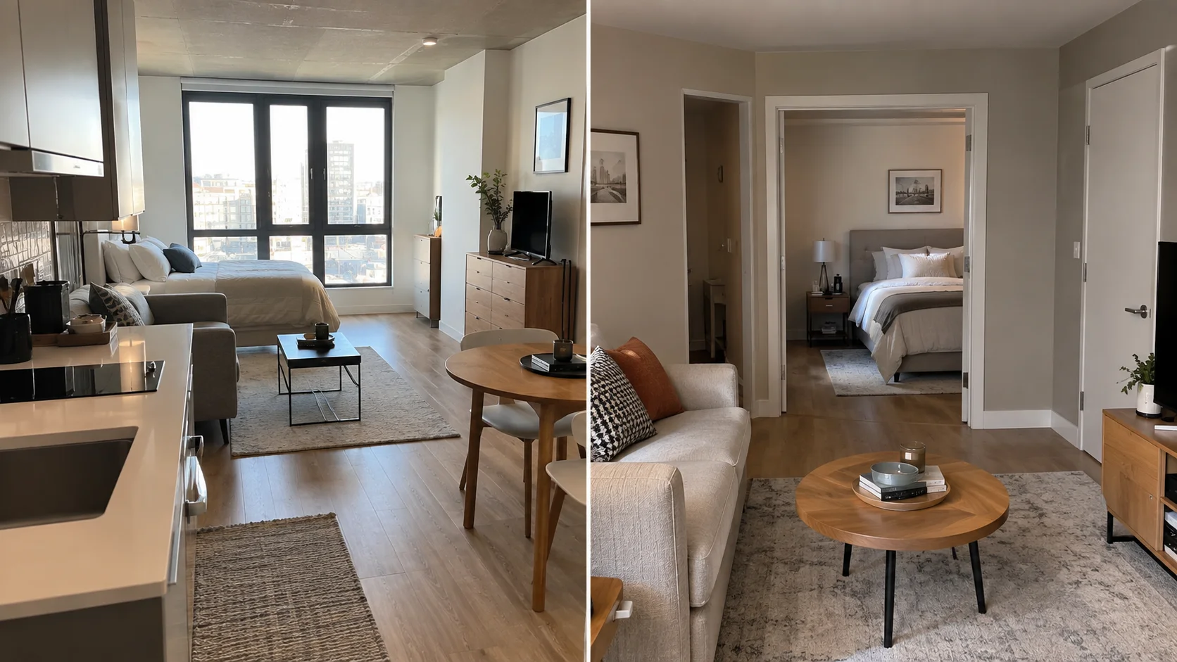 Studio Flat vs 1 Bedroom